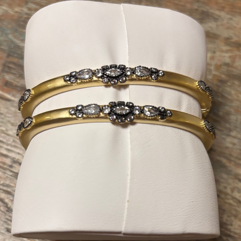 Heidi daus Gold and Silver Floral Women's Bracelets